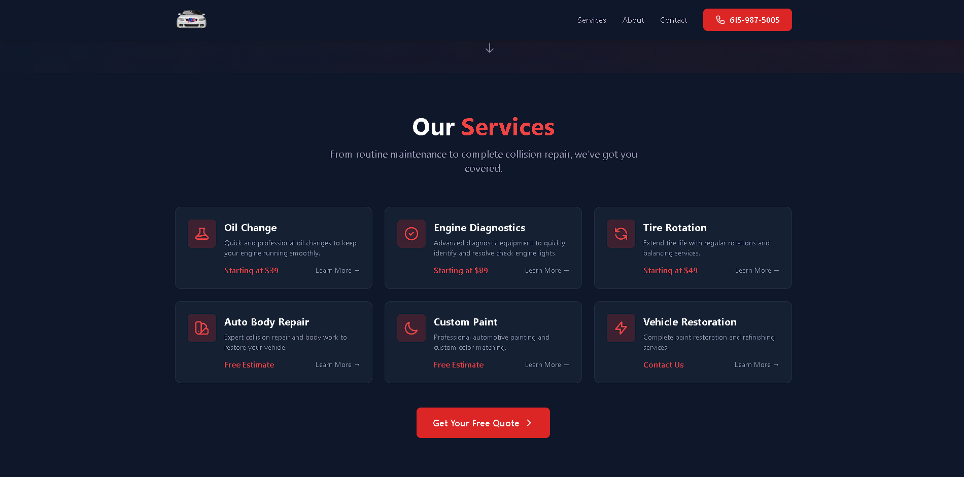 RA Auto Express new services section